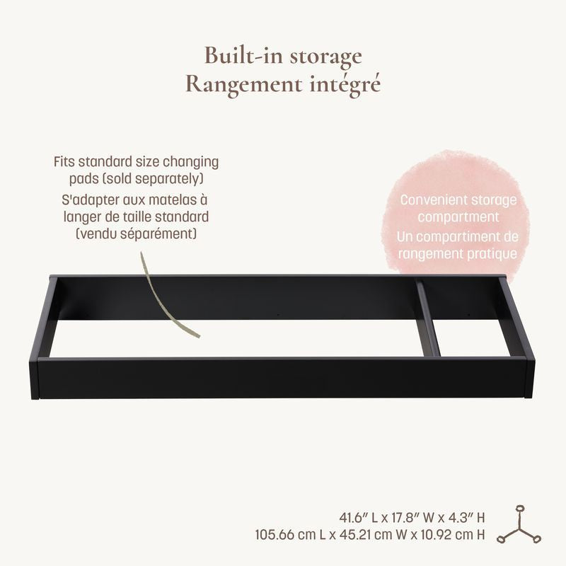 Double Dresser Topper Change Table Top
