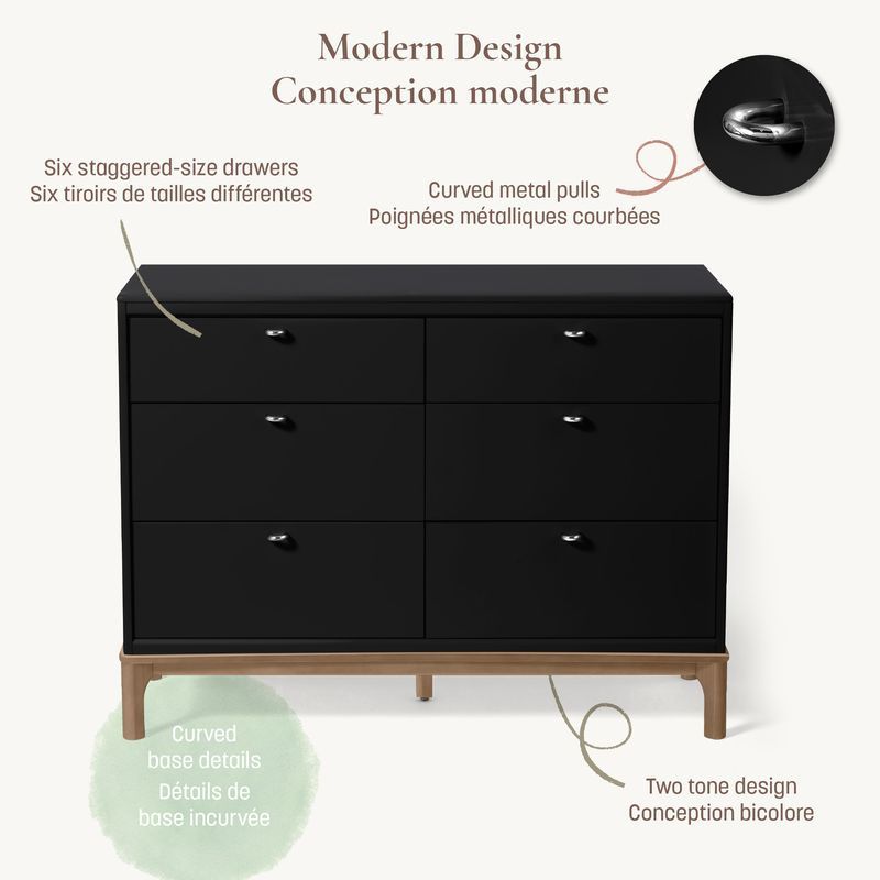 Laurel 6-Drawer Dresser