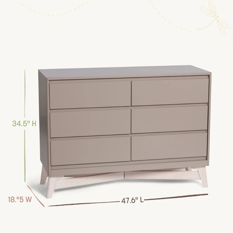 Pala 6-Drawer Double Dresser