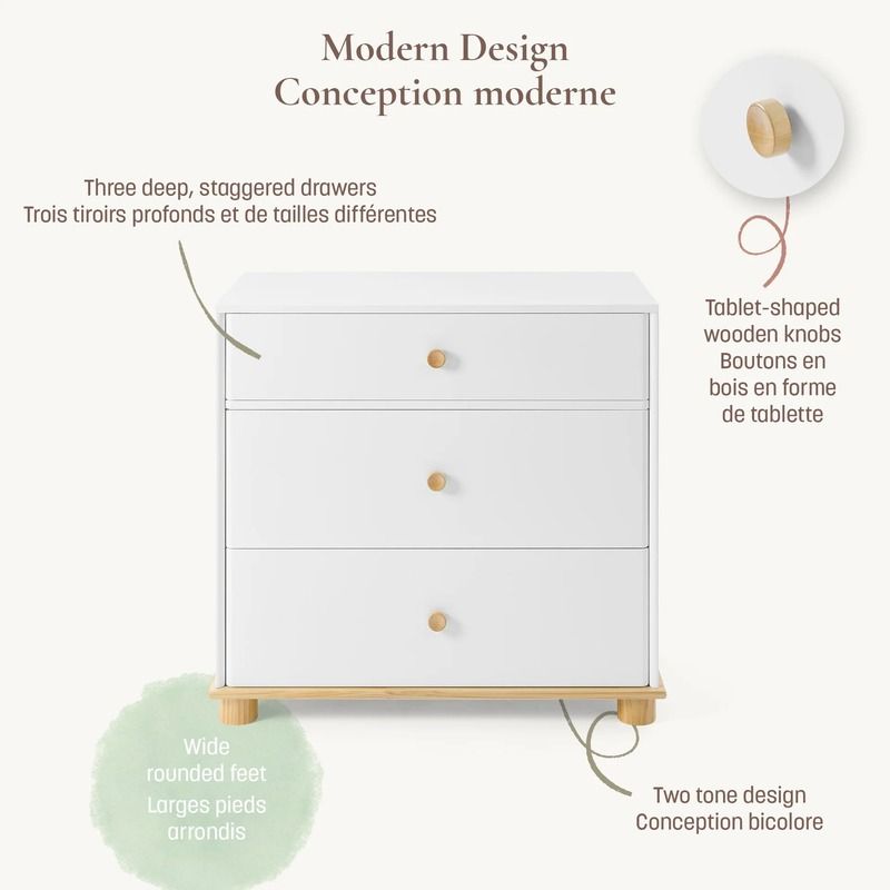 Roo 3-Drawer Dresser