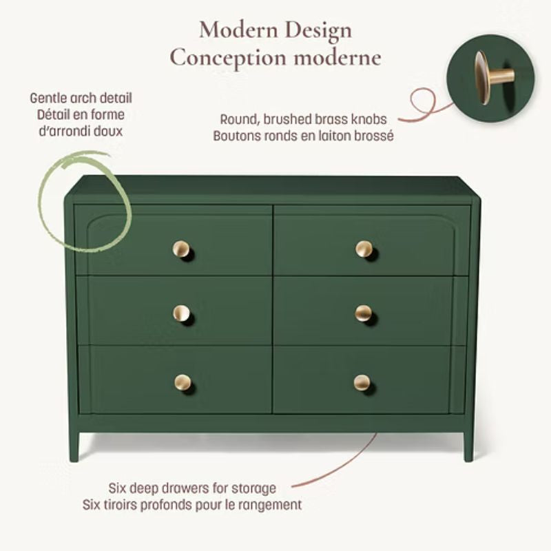 Briar 6-Drawer Nursery Dresser