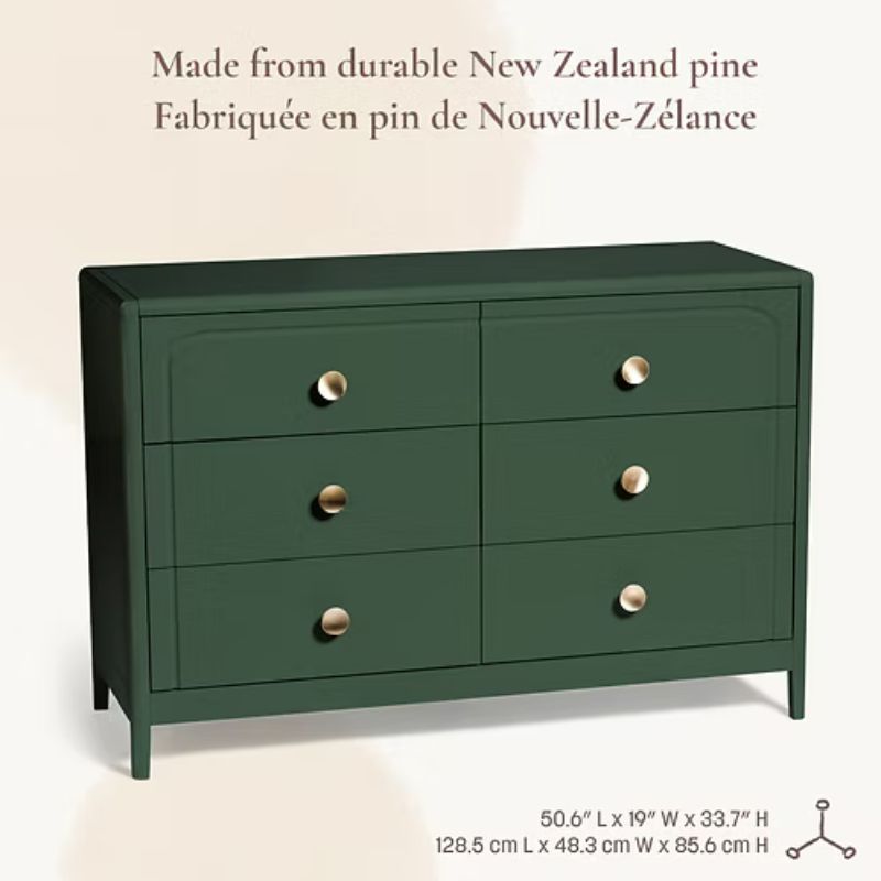 Briar 6-Drawer Nursery Dresser