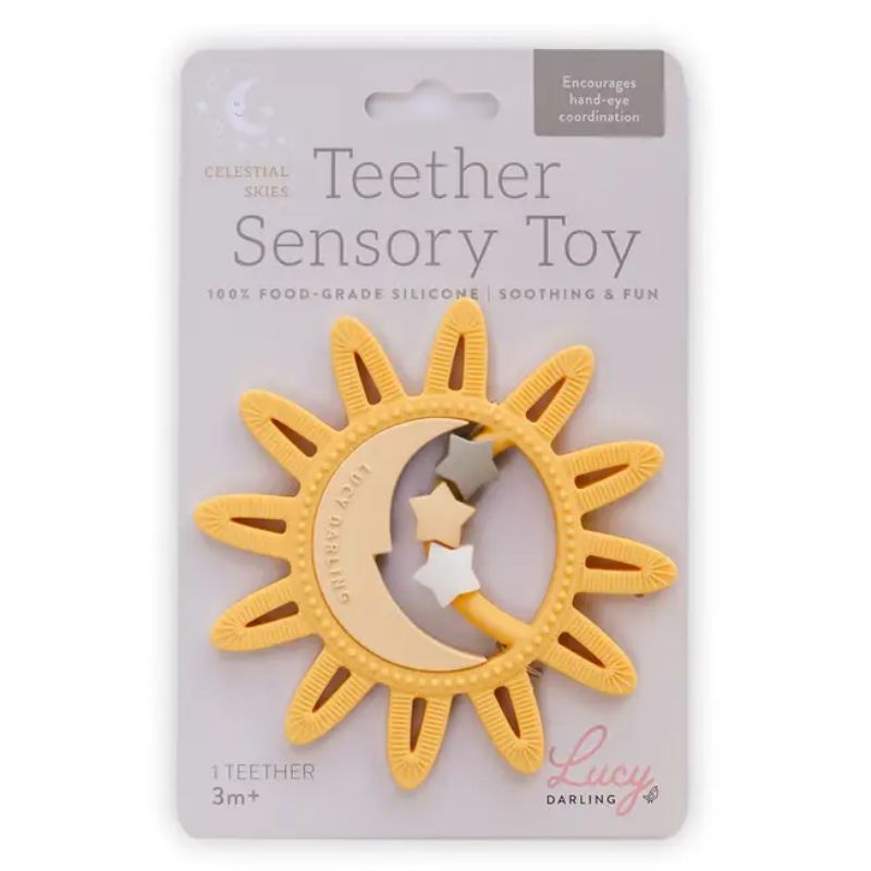 Little Celestial - Moon and Stars Teether