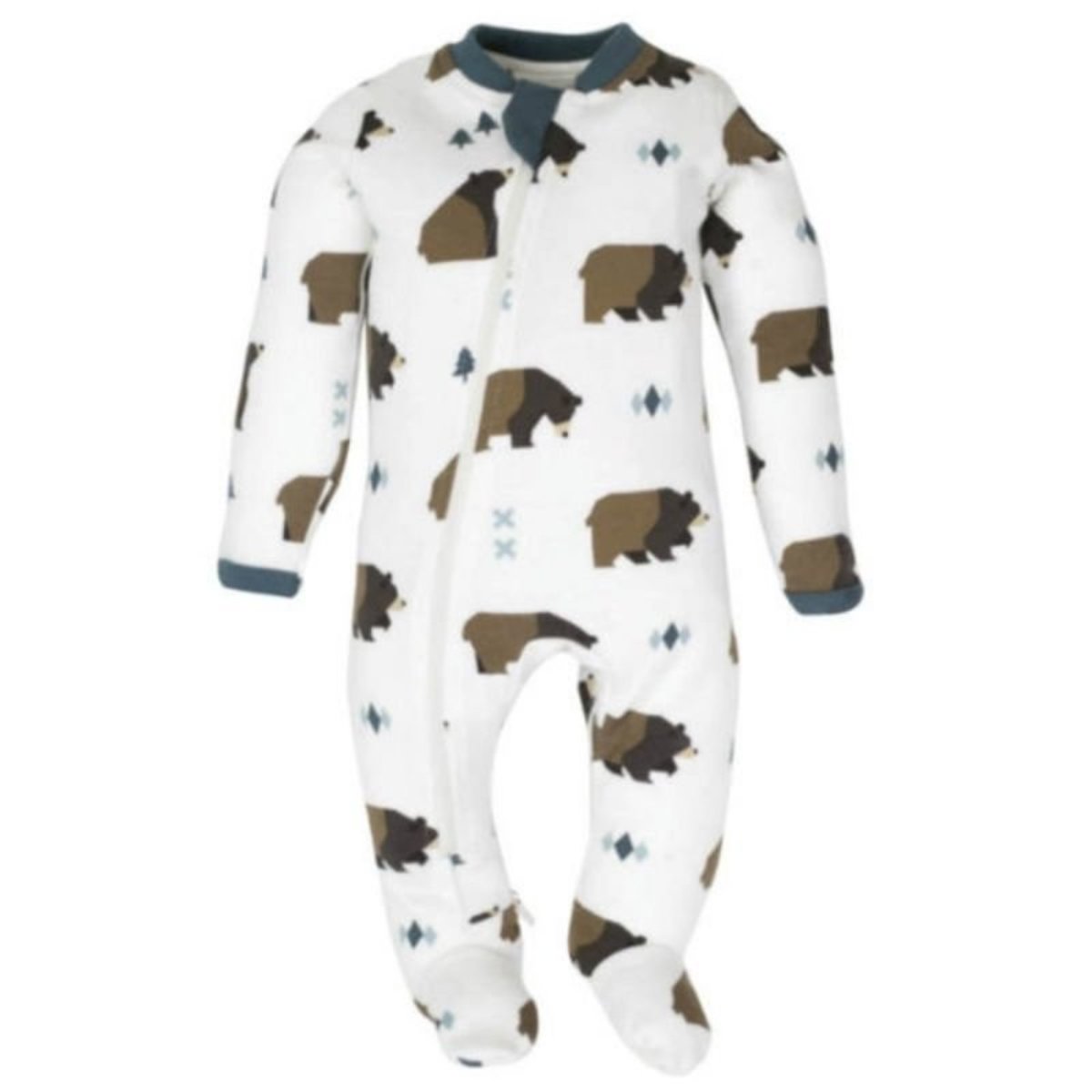 Patterned Organic Footed Sleepers Snuggle Bugz Canada's Baby Store