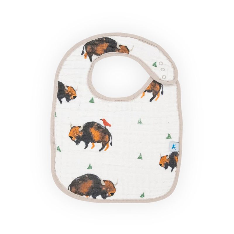 Cotton Muslin Classic Bibs - 3 Pack