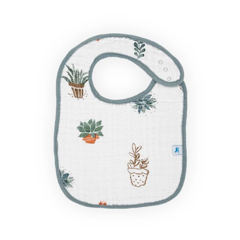 Cotton Muslin Classic Bibs - 3 Pack