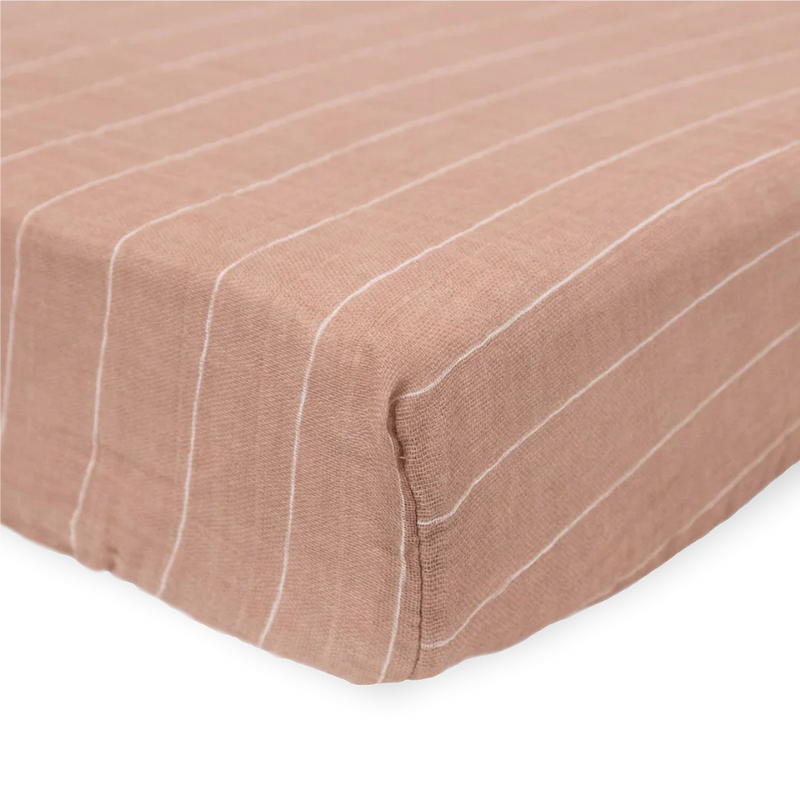 Draps de berceau en mousseline de coton