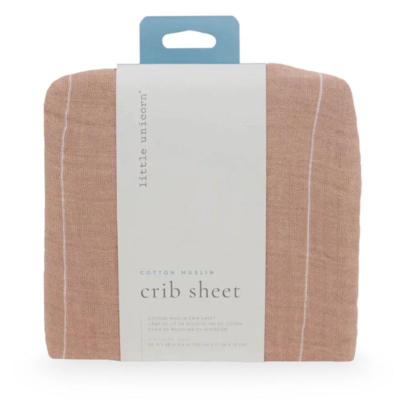 Draps de berceau en mousseline de coton