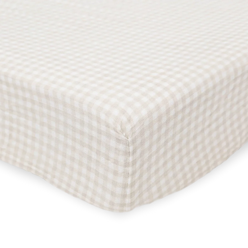 Draps de berceau en mousseline de coton