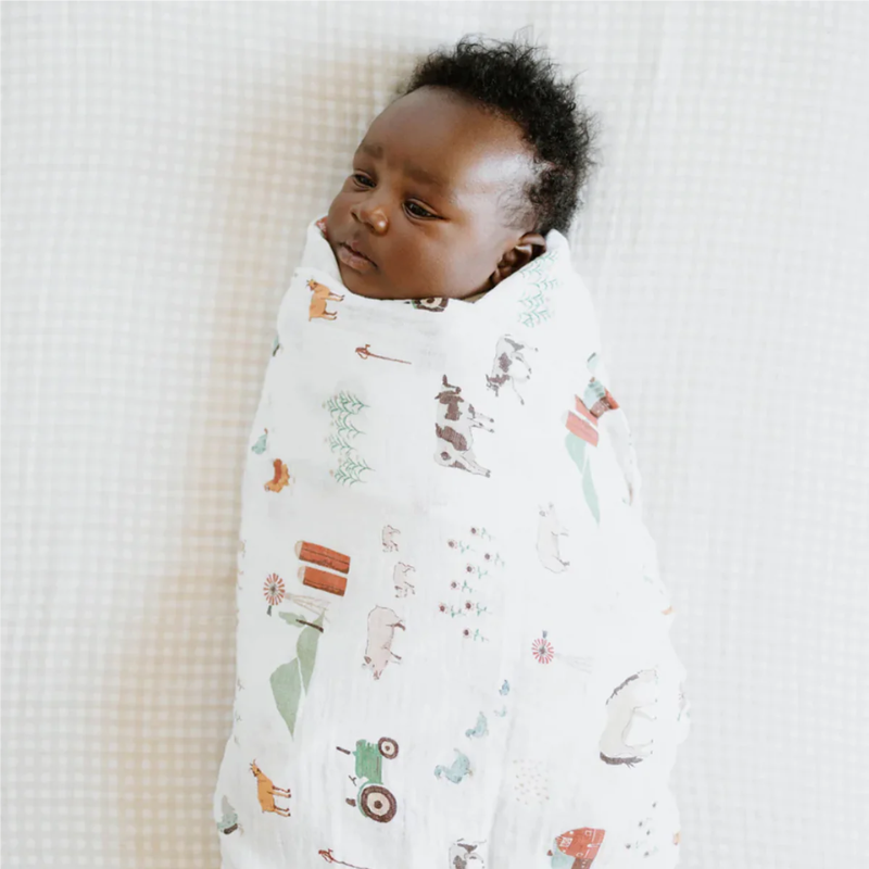 Draps de berceau en mousseline de coton