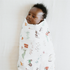 Draps de berceau en mousseline de coton