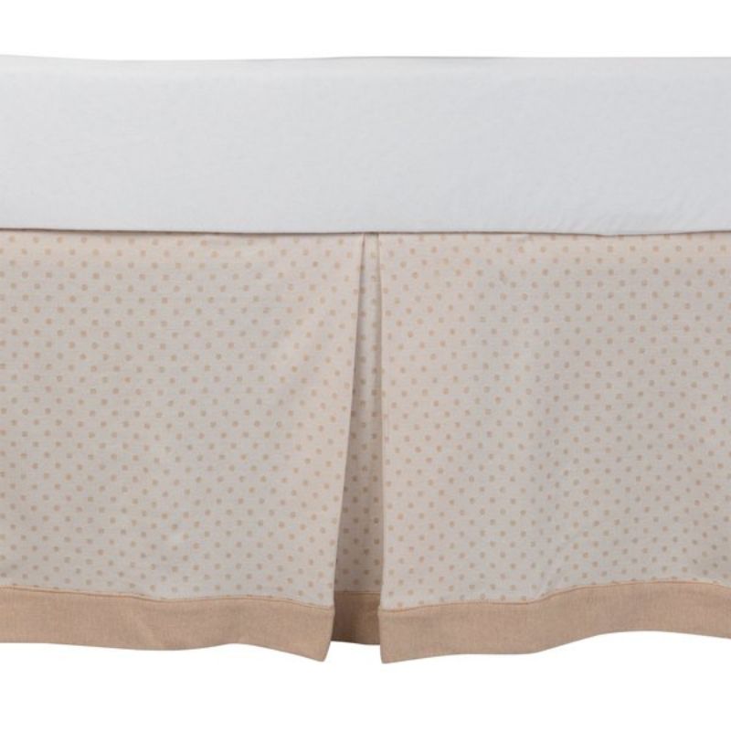 Crib Bed Skirt Polka Dot