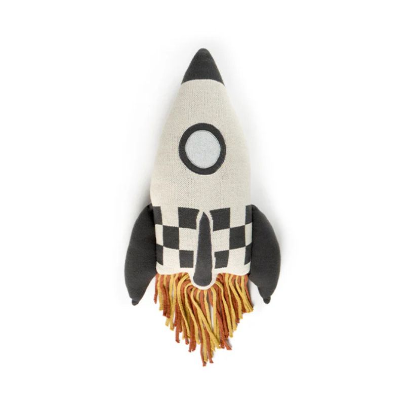 Knitted Cushion  - Rocket