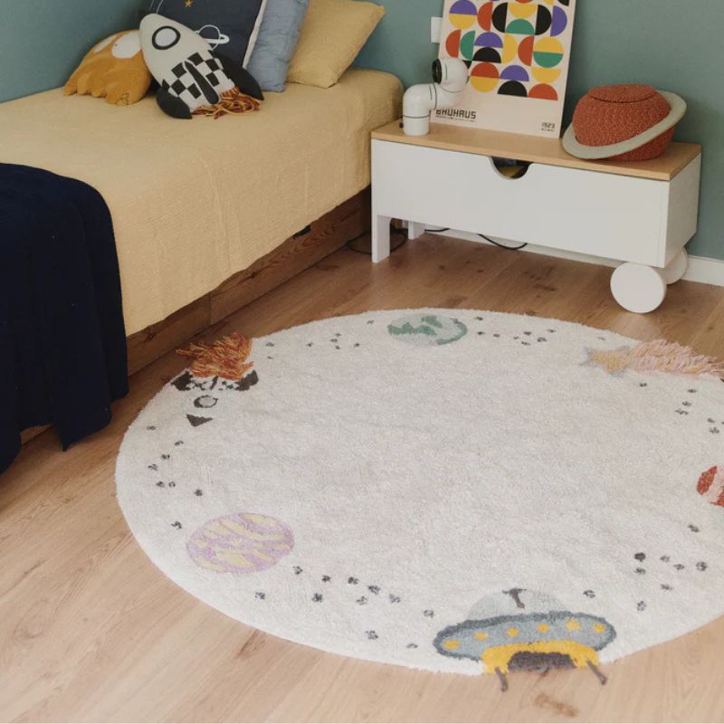 Washable Cotton Rug - Interstellar Journey