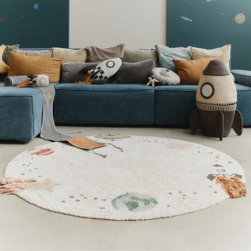 Washable Cotton Rug - Interstellar Journey