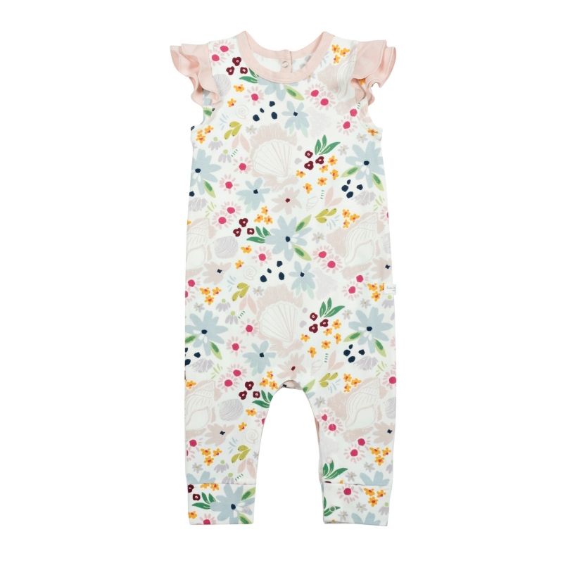 Short Sleeve Romper Shell Floral