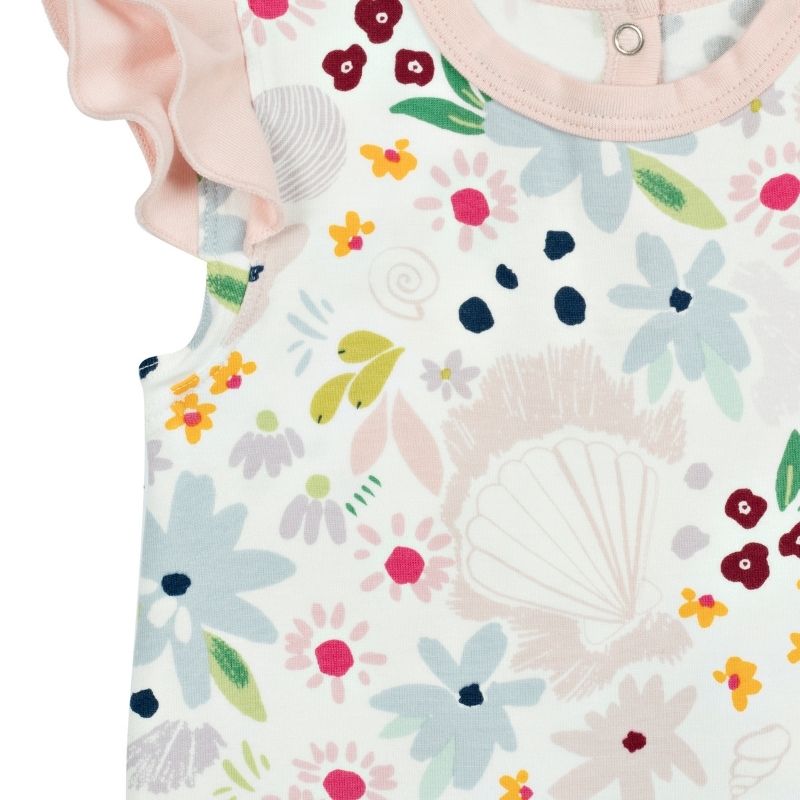 Short Sleeve Romper Shell Floral