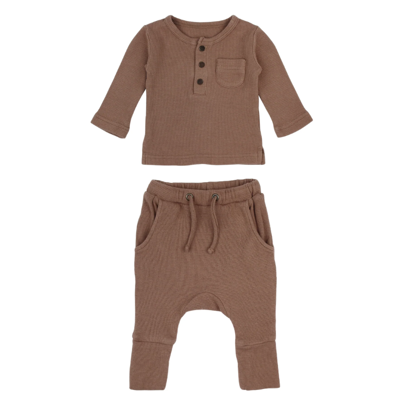 Organic Thermal Henley & Jogger Set