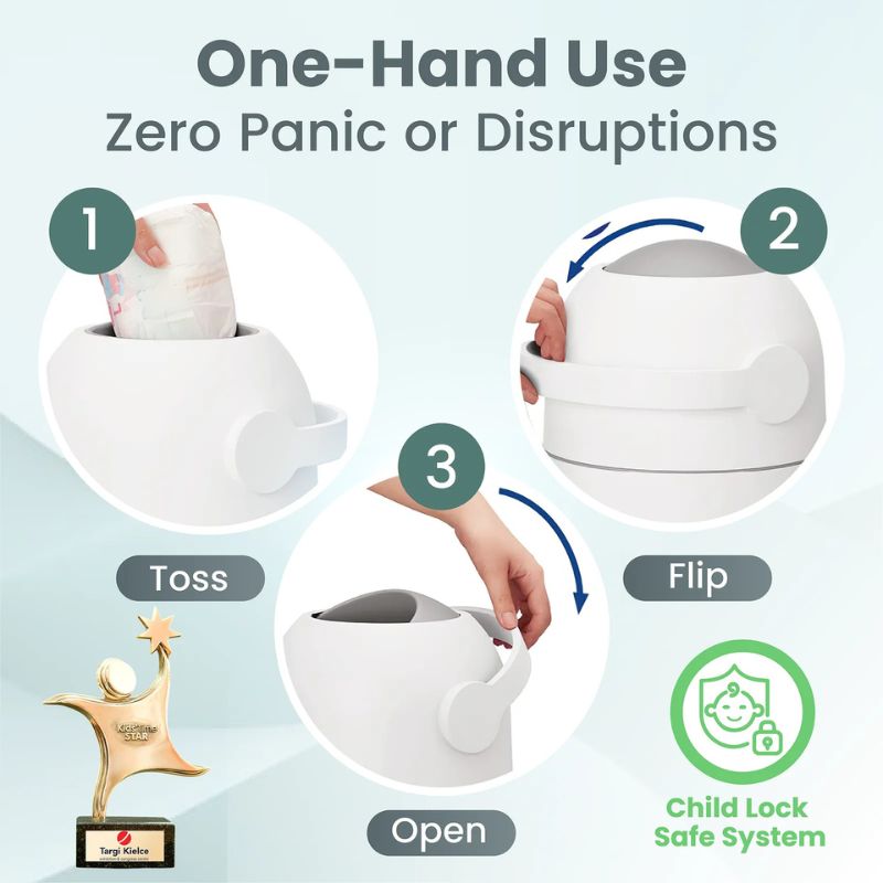 Heka Baby Diaper Pail - Large