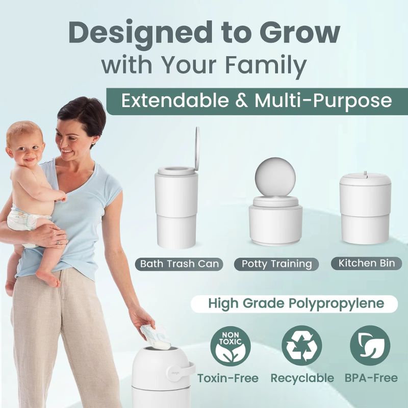Heka Baby Diaper Pail - Large