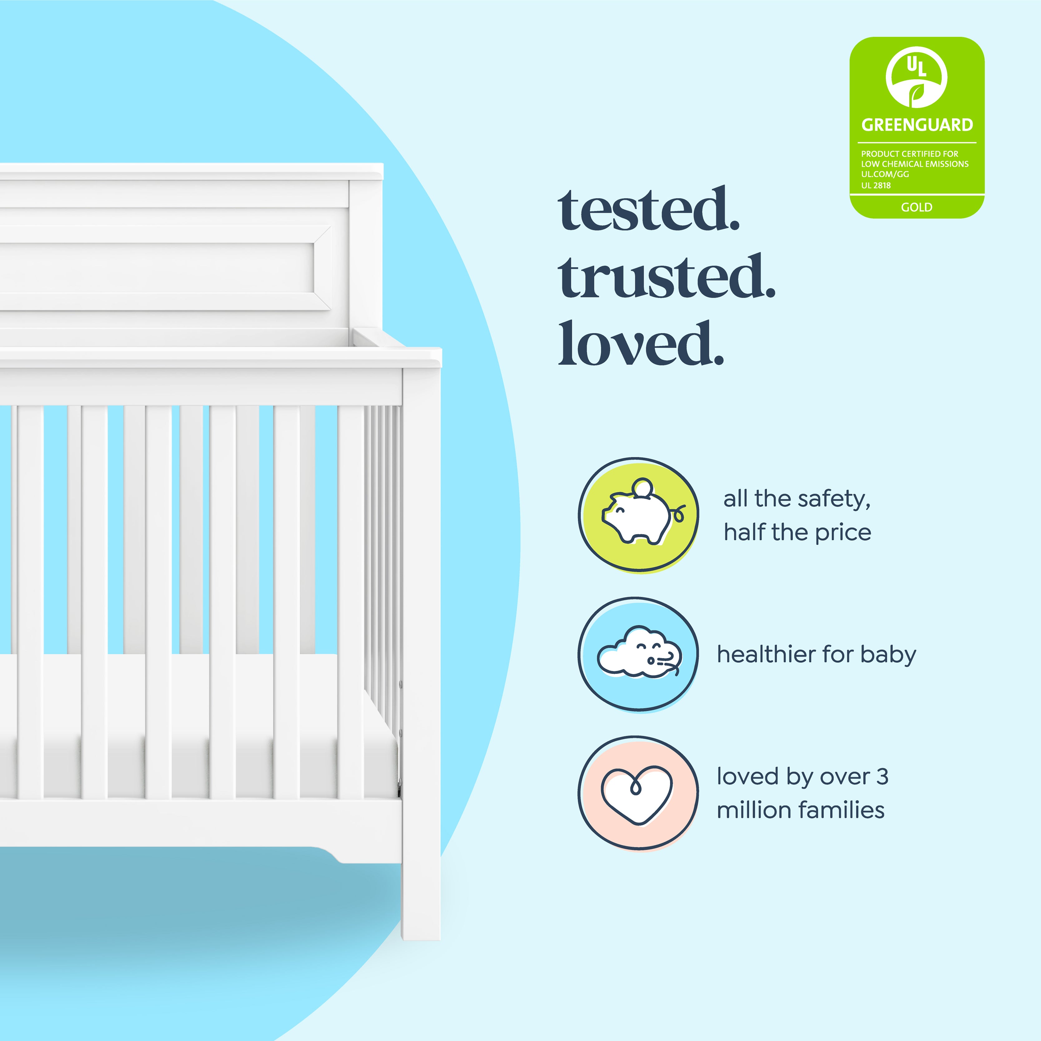 Autumn 4-in-1 Convertible Crib