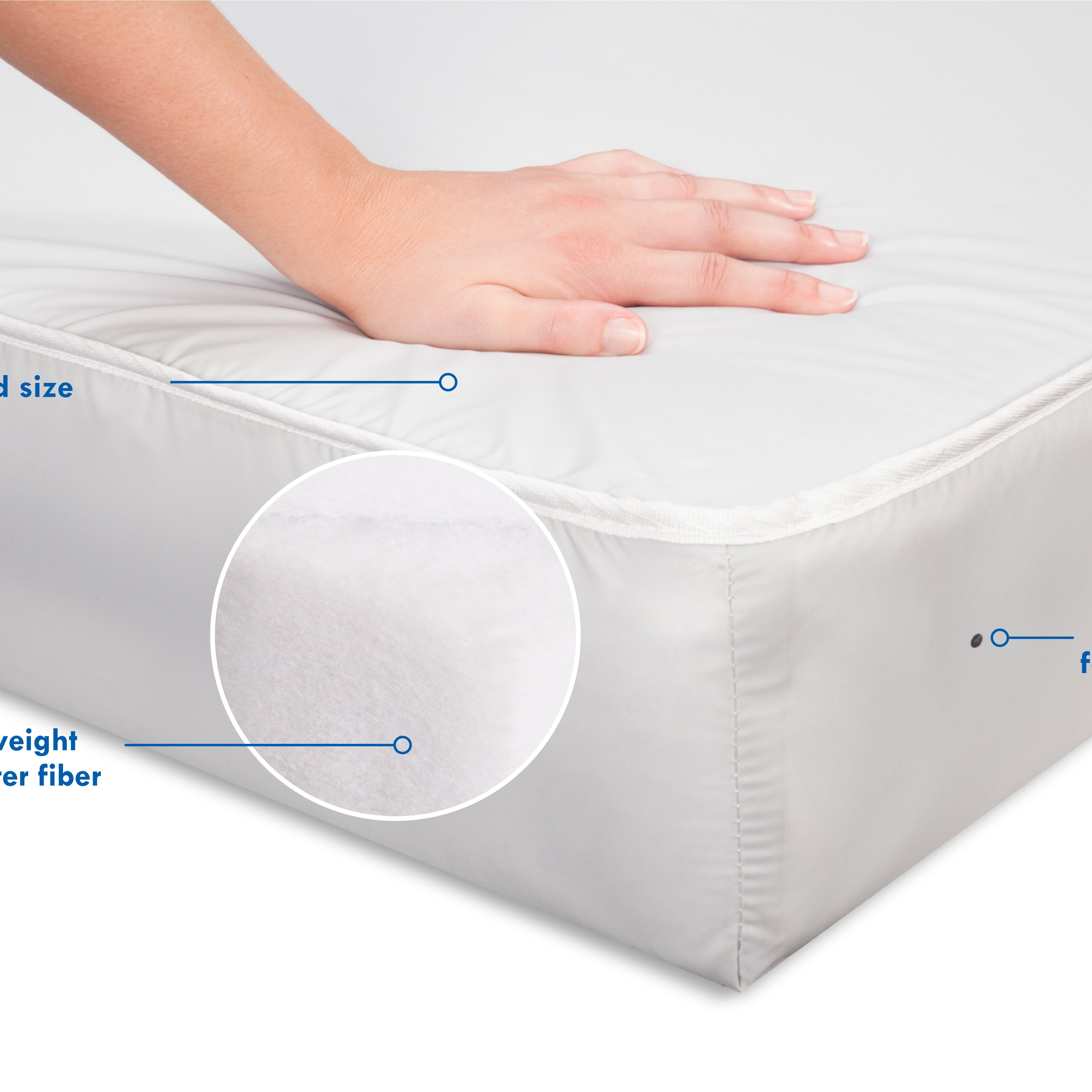 Complete Slumber Mini Crib Mattress by DaVinci at $109! Shop now at Nestled by Snuggle Bugz for Nursery & Décor.