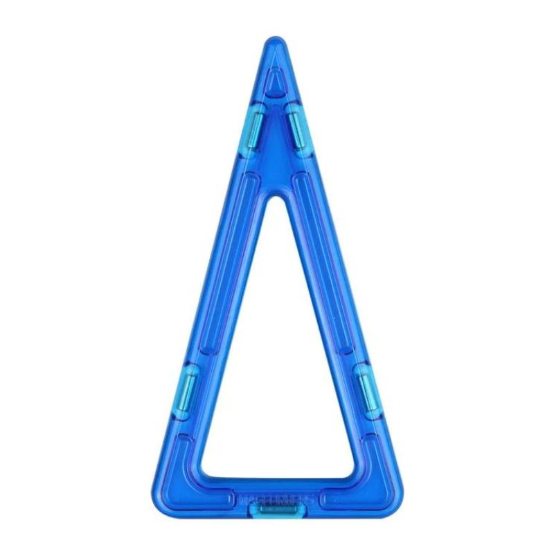 Rainbow Magnetic Shapes - 12 Pieces  Isosceles Triangle