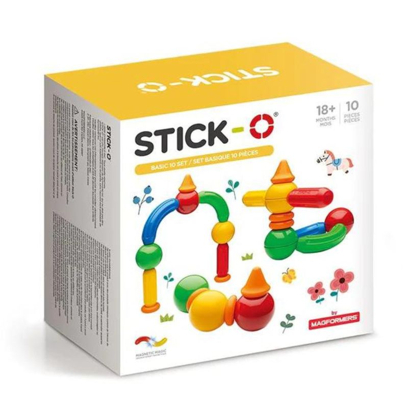 Stick-O Basic Construction Set 10 Pieces