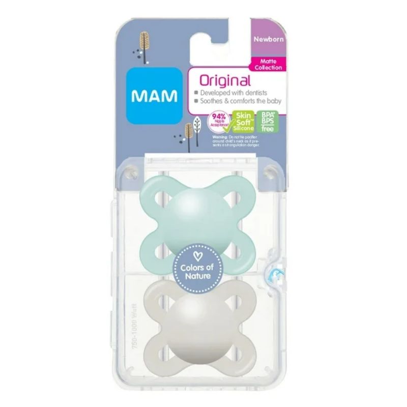 Matte Newborn Pacifiers - 2 Pack