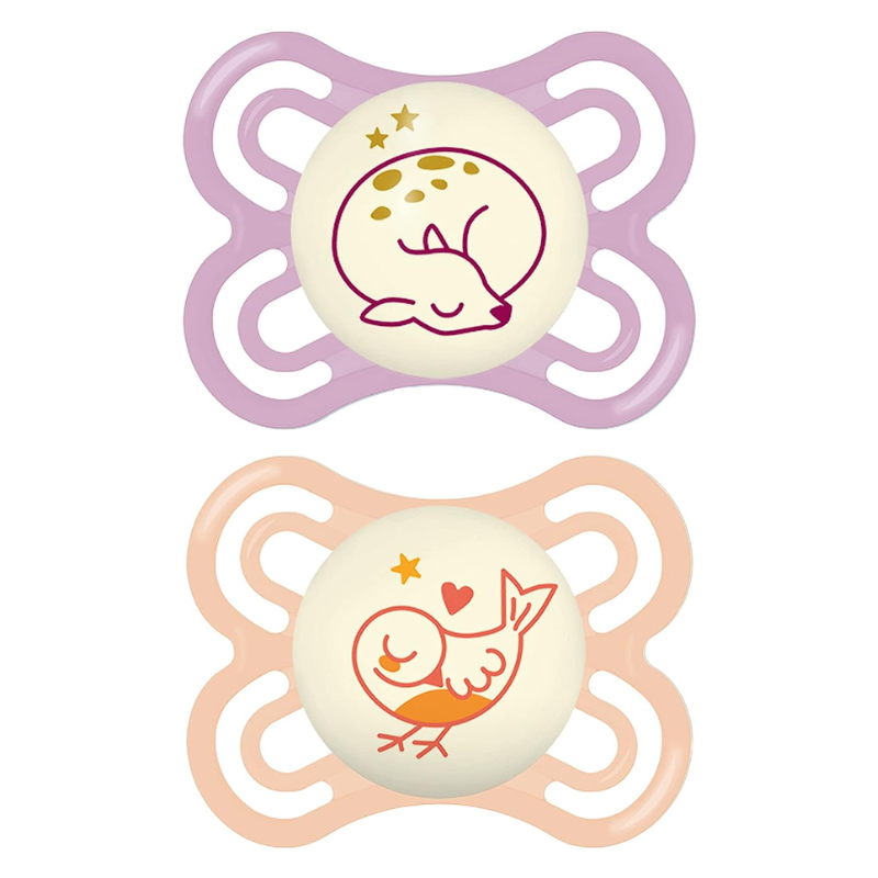 Perfect Night Orthodontic Pacifier - 0-6 Months - 2 Pack