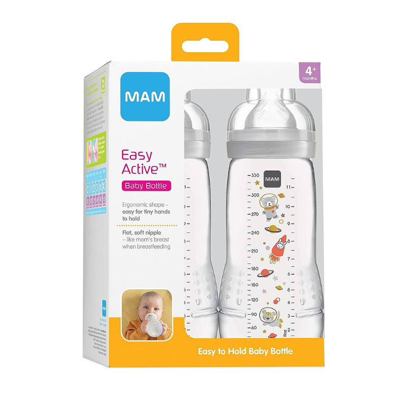 Easy Active Bottle 4+ Month - 11 oz - 2 Pack