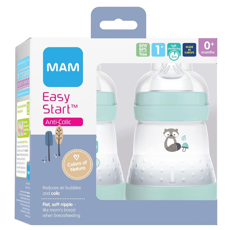 Bouteille mate anti-coliques Easy Start 5 Oz - Paquet de 2
