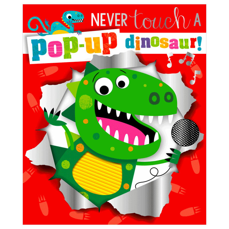 Ne touchez jamais un dinosaure pop-up ! 