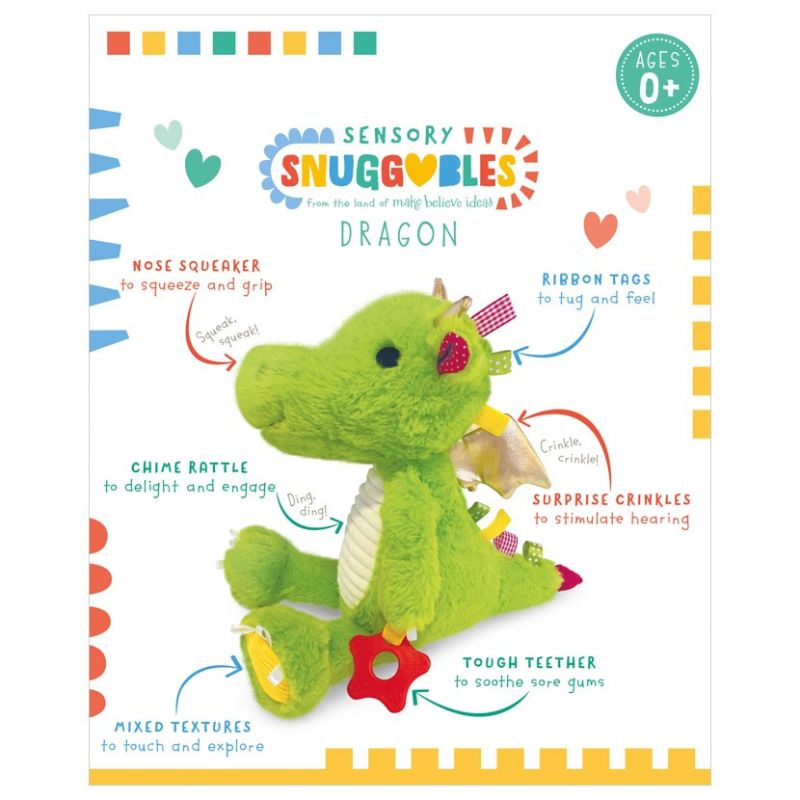 Cutie Sensory Snuggable Plush Toy