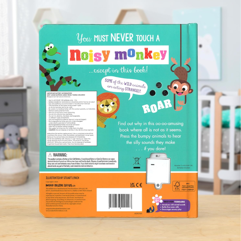 Never Touch A Noisy Monkey!