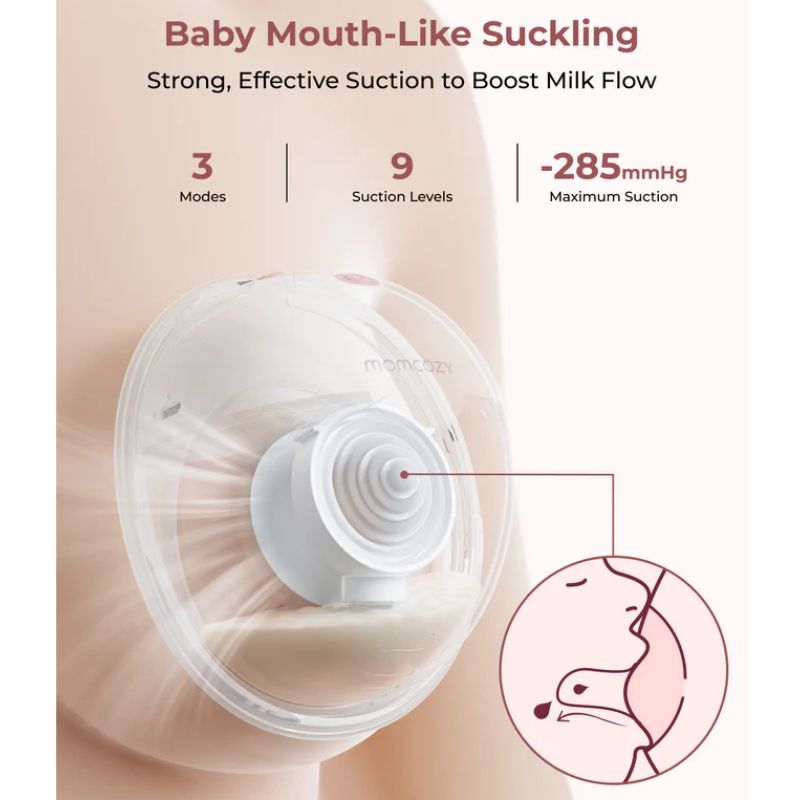 M5 Smart Wearable Breast Pump – Upgraded with App Control