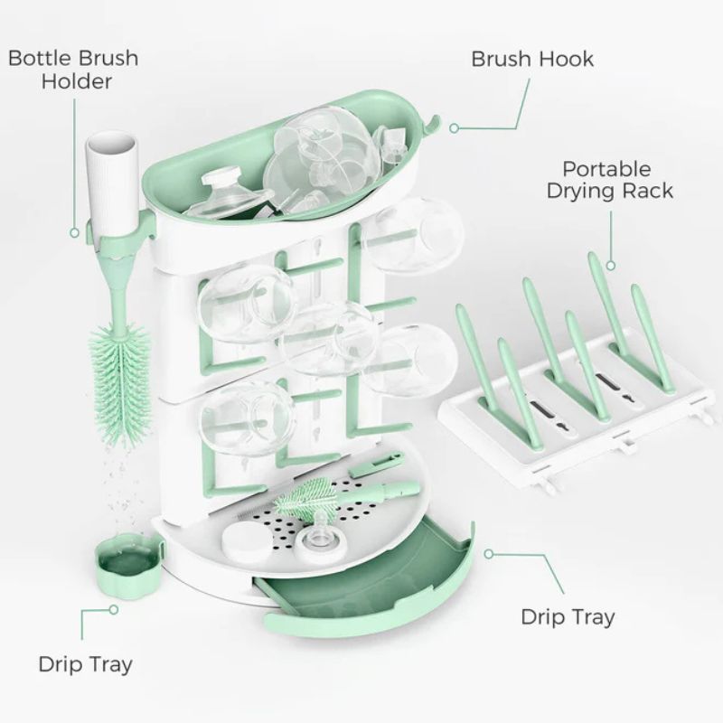 DIY Larger Bottle Drying Rack for 18 Bottles