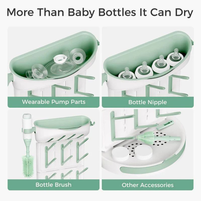DIY Larger Bottle Drying Rack for 18 Bottles