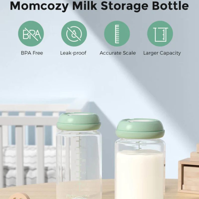 Natural Baby Bottle Compatible with Momcozy Cooler - 4 Pack