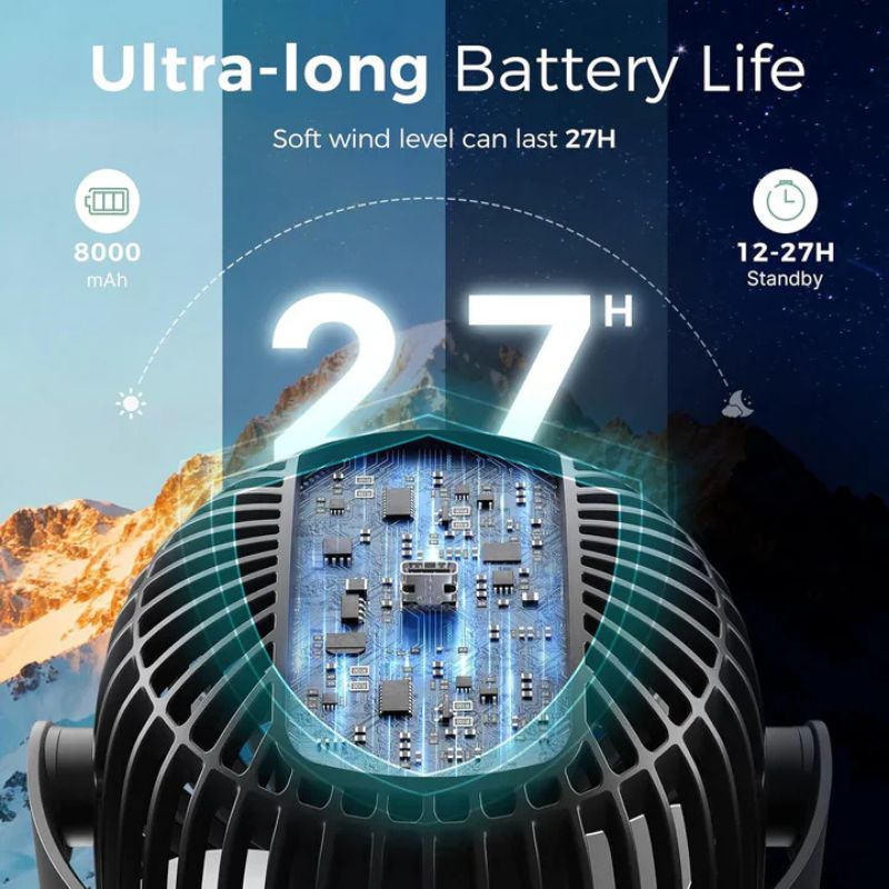 Rechargeable Handheld Cooling Fan