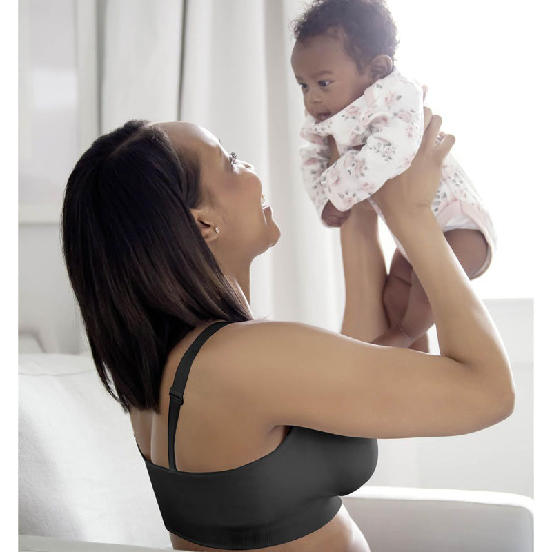 Medela Ultimate Bodyfit Bra for Maternity/Breastfeeding, Chai, XL 