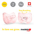 Soft Silicone Pacifiers - 2 Pack pink