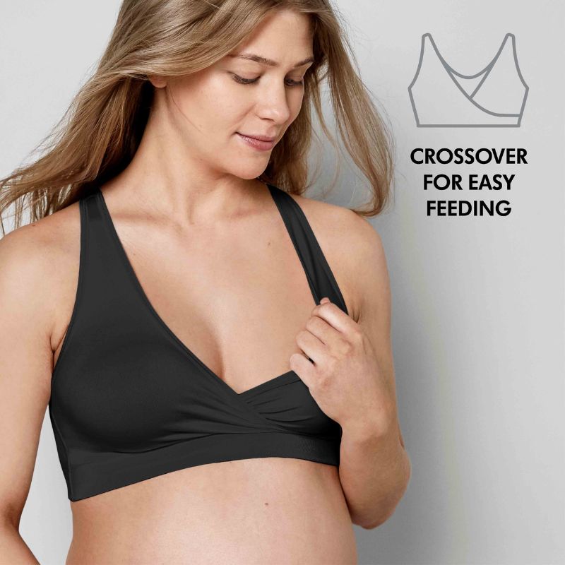 Medela Pregnancy and Breastfeeding Bra Black Size: Size S
