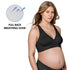 Keep Cool™ Sleep Breathable Maternity & Nursing Bra Black