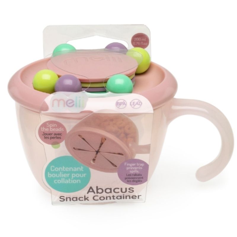 Abacus Snack Container  Pink