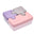 Puzzle Containers Pink+Purple+Grey