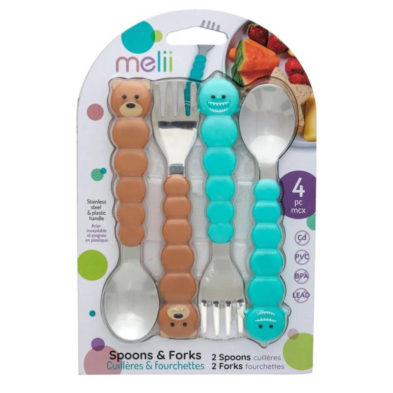 Animal Utensil Set Bear & Shark