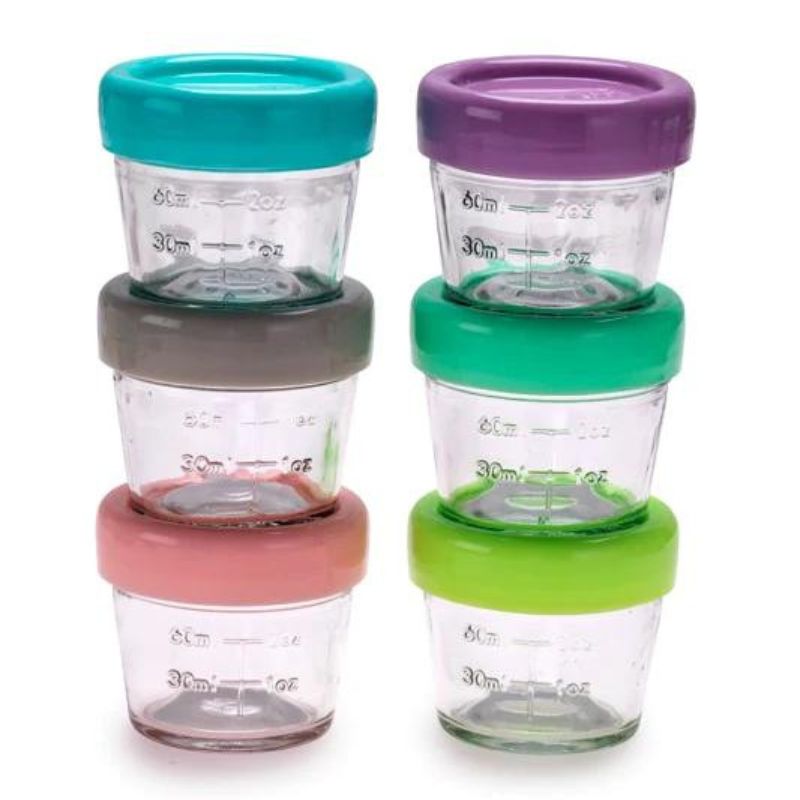 Glass Food Containers 6 Pack