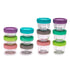 Glass Food Containers 12 Pack Set - 2oz and 4oz
