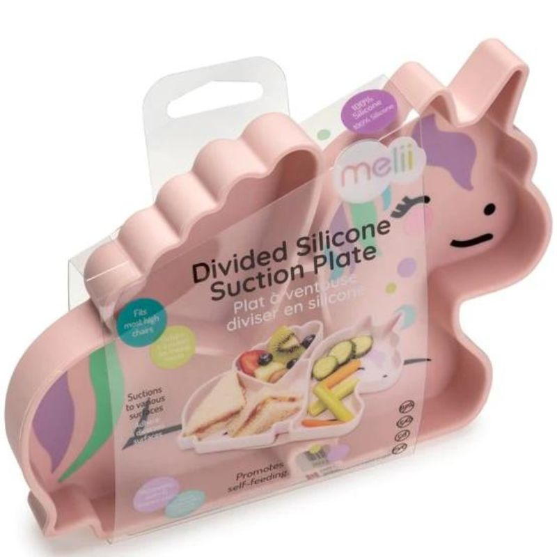 Divided Silicone Suction Plate Unicorn
